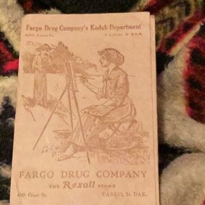 100 year old Kodak Fargo mailer, Minnesota with postage